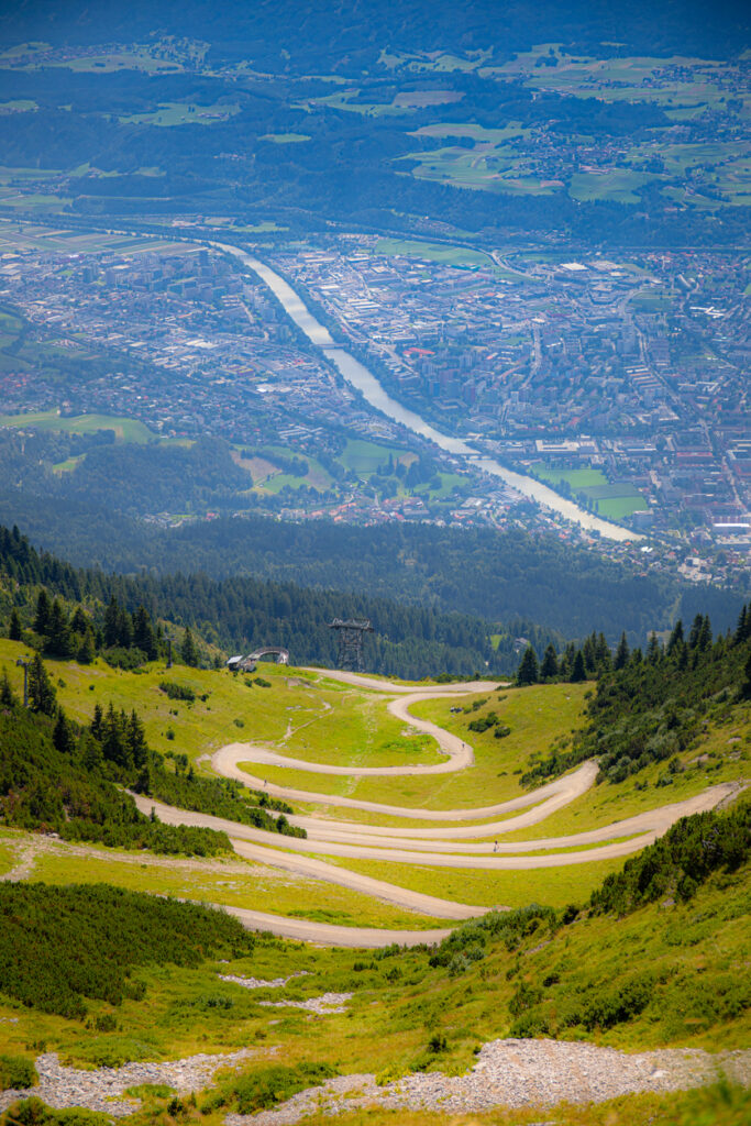 blick von der nordkette ins inntal